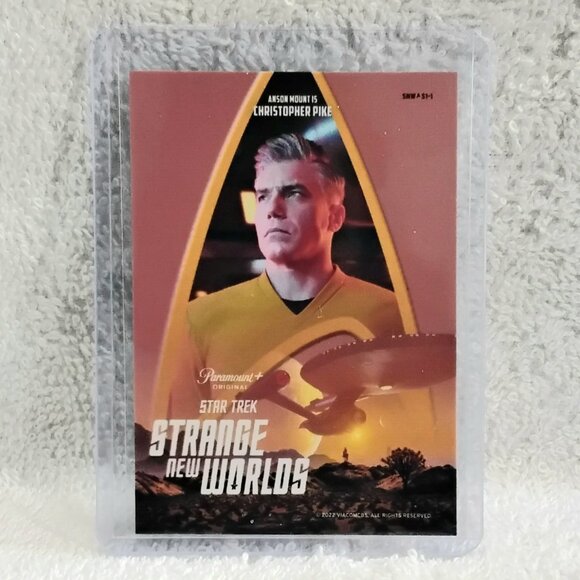 3/$25 Mint 2022 STAR TREK: Strange New Worlds Pike Limited Promo Card!! - Picture 2 of 2